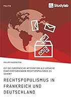 Rechtspopulismus in Frankreich Und Deutschland 3960950373 Book Cover