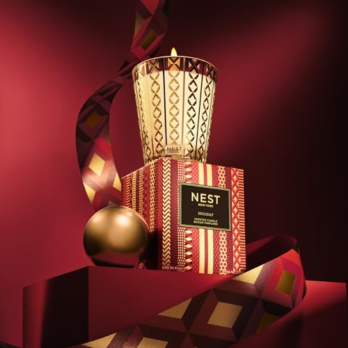 NEST-New-York-Scented-Classic-Candle-Holiday-81-oz-Up-to-60-Hour-Burn-Time-Reusable-Glass-Vessel NEST New York Scented Classic Candle Holiday 81 oz Up to 60 Hour Burn Time Reusable Glass Vessel
