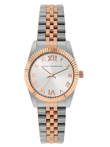 French Connection Spring-Summer 2023 Analog Silver Dial Womens Watch-FCN00077B (B0C6GZ4M3V) Amazon Price History, Amazon Price Tracker