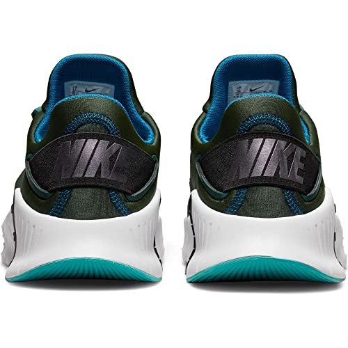 NIKE Tênis unissex Free Metcon 4, Pro Green Kumquat, preto e branco, 40 BR