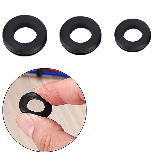 Image of Blanking Closed Rubber Grommets and Open Wiring Grommet 6mm to 40mm (Open Grommets, 6mm)