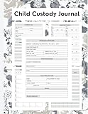 Child Custody Journal: A Log Book and Organizer for Custody Battles, Visitation Tracking, Communication, and Evidence with Calendar Court