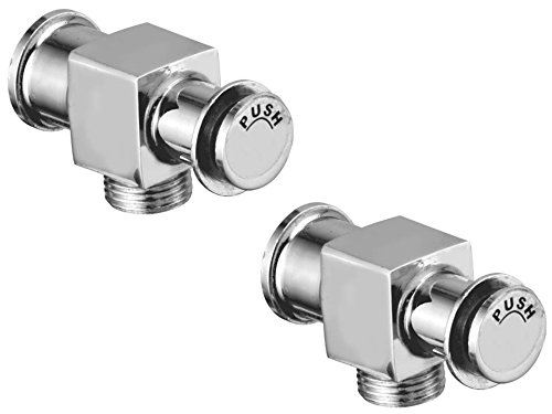 Kamal Brass Medium Urinal Push Cock | Anti Corrosive | Rust Proof | Stunning & Shimmering - Silver (Pack of 2) (B07PBSNDNJ) Amazon Price History, Amazon Price Tracker