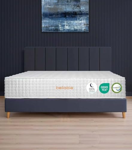 Image of Full XL Mattress, 12 Inch Hybrid Full Mattress in a Box with Cooling Gel Memory Foam & Pocket Springs, Medium Firm for Pressure Relief, Motion Isolation, Back Neck Pain Relief, 54x80 Mattress