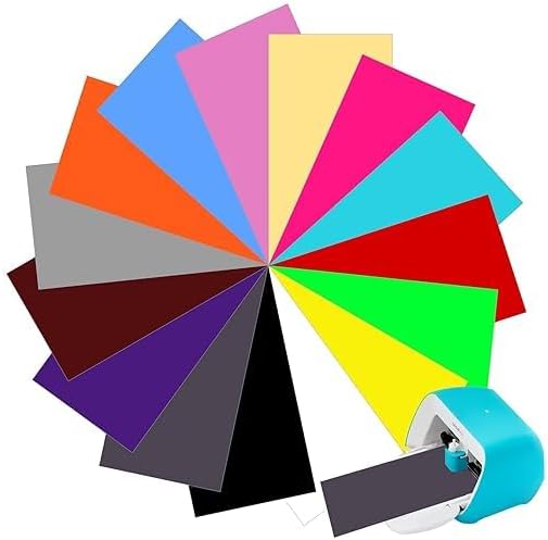 Plancha inteligente para CRI-Cut Joy, 15 hojas (5.5 x 12 pulgadas), vinilo de transferencia de calor para camisa, fácil de cortar y desmalezar para Plancha inteligente para CRI-Cut Joy, 15 hojas (5.5 x 12 pulgadas), vinilo de transferencia de calor para camisa, fácil de cortar y desmalezar para