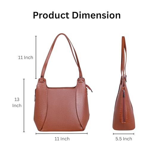 Image of DORPER MONEY HILL Durable Leather Satchel Bag for Women Genuine Branded Handbag