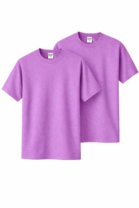 Image of Gildan Adult DryBlend G8000, Multipack T-Shirt 2-Pack Orchid