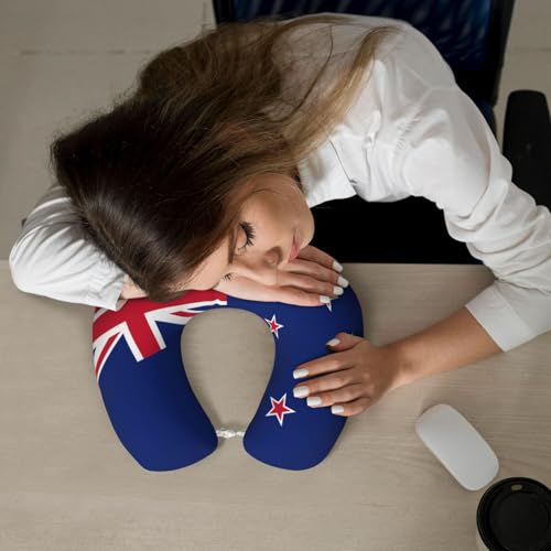 Almohada cuello U espuma viscoelástica para viaje miniatura 6