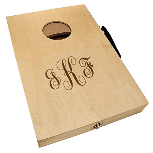 Executive Gift Shoppe | Script Monogram Mini Cornhole Game