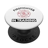 Feuerwehrausbildung Feuerwehrfan Zukunft Feuerwehrmann PopSockets Klebender PopGrip