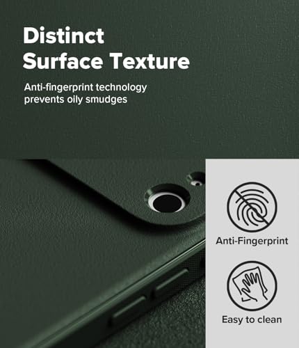 Image of Ringke Onyx Compatible with iPhone 17 Pro Max Case Back Cover Rugged Flexible Durable Anti-Slip TPU Protection Shockproof - Dark Green