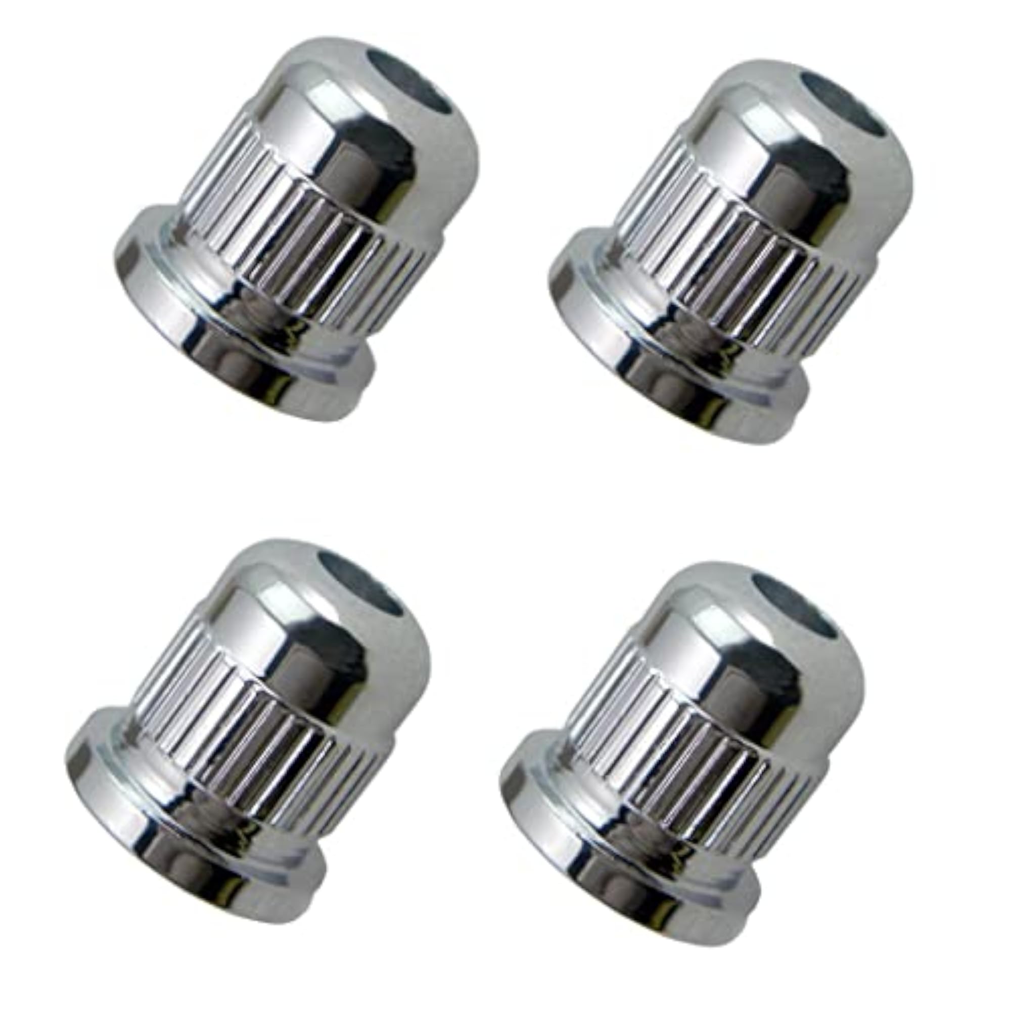 4 Pieces Guitar Bass Through Body String Mounting Ferrules