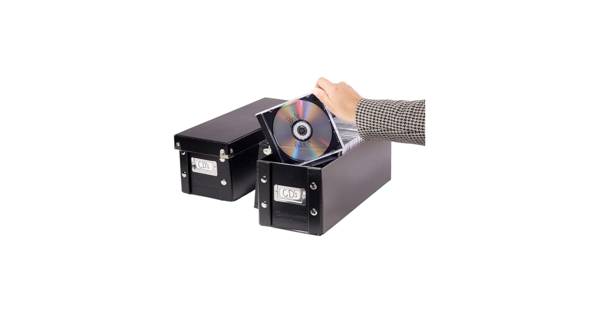 Amazon.com: Snap-N-Store CD Storage Box - 2 Pack - Durable
