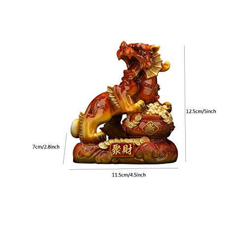 Statue Feng Shui Fortune - Finition Premium pour Intérieur Chic