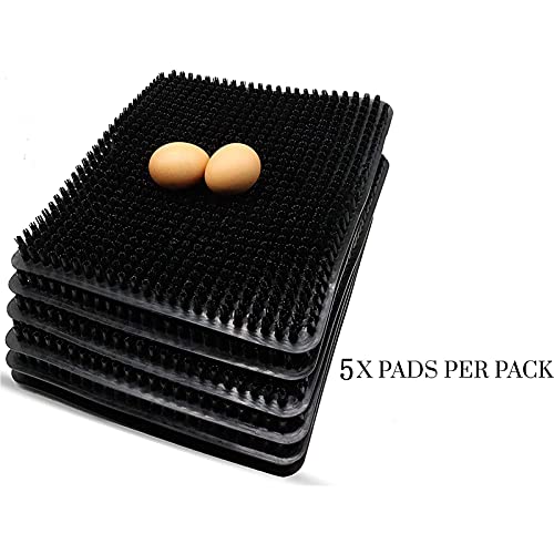 Almohadillas lavables para anidar pollos, alfombrillas de césped artificial para gallineros y cajas de anidación, soporta la puesta de huevos de gallinas