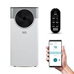 BLACK+DECKER 5,000 BTU Smart Air Conditioner, 3-in-1 Functionality, Dehumidifier & Fan, Portable Design, Power Memory Function, White, BXAC40032GB