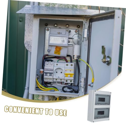 Boîte de distribution étanche circuits extérieurs coffret électrique transparent robuste IP65