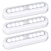 STAR-SPANGLED 3 Pack 7” Motion Sensor Lights Indoor Battery Operated, Stick on LED Light for Closet, Stairs, Under Cabinet, Cool White