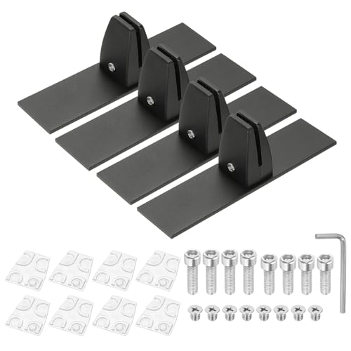 Séparateur de bureau robuste pince en aluminium PATIKIL pour fixation de panneau noir