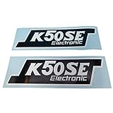 passend für Hercules K50 SE Electronic Verkleidung Seitendeckel Dekor Schriftzug