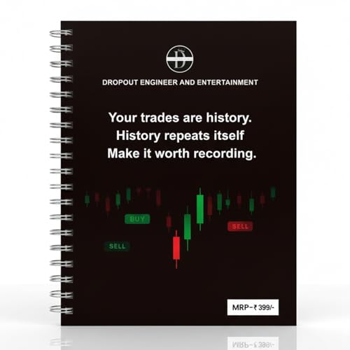 Image of Trading Journal Notebook A5 | Trading Diary for Forex, Crypto & Stock Market | Track Entry, Stop Loss, P&L & Notes