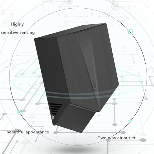 Secador de manos comercial robusto de 1500 W con ráfaga veloz 6