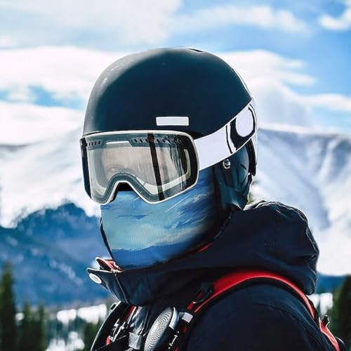 Balaclava para Hombre y Mujer Máscara para Esquí Azul Luna Rural Máscara de Cara Completa Cubierta Facial para Ciclismo miniatura 5
