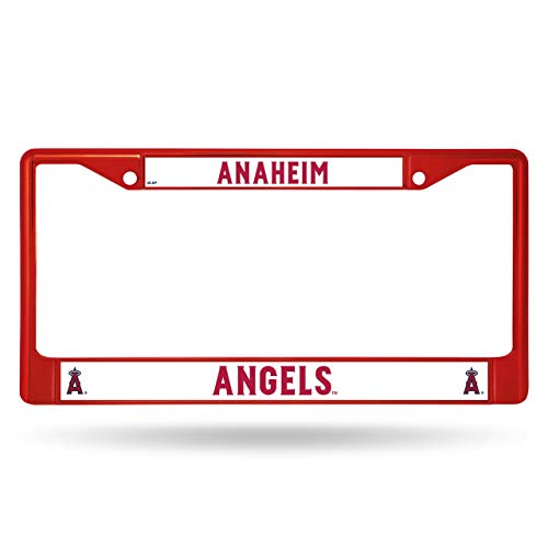 MLB Angels Chrome Frame, Red, 15 x 8, Logo Color