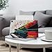 Tissue Box Cover, Colorful Piano Keyboard Music Tissue Box Holder, PU Stylish Decorative Holder with Snap Closure, Easy Refill & Durable Design for Home, Car & Office, All Occasions