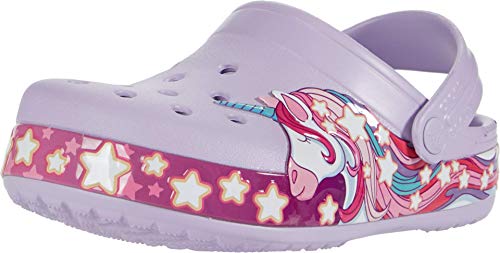 Image of Crocs Kids' Unicorn Clog, Lavender, 13 Little Kid