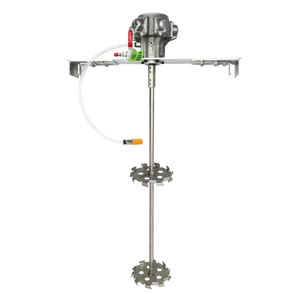 COSMOSTAR 1/2HP 55 Gallon Pneumatic 55 Gallon Agitator Adjustable Drum Bucket Paint