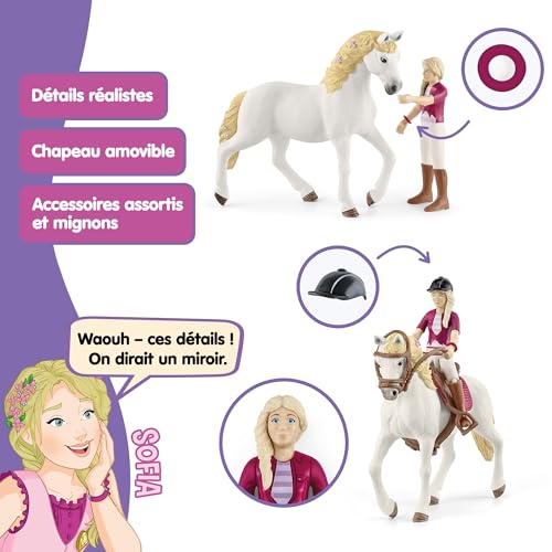 Schleich Horse Club | Horse Club Sofia & Blossom 42540 | 10 pièces
