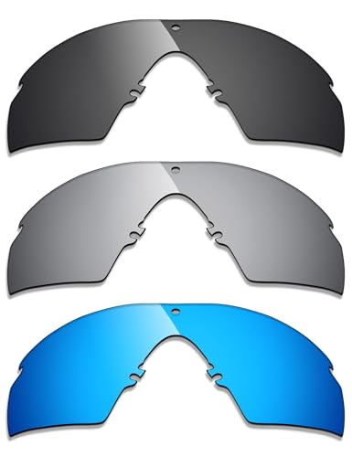 Image of Alphax Polarized Replacement Lenses for Oakley Si M Frame 2.0 Sunglasses | Glare Reduction | Precision Cutting