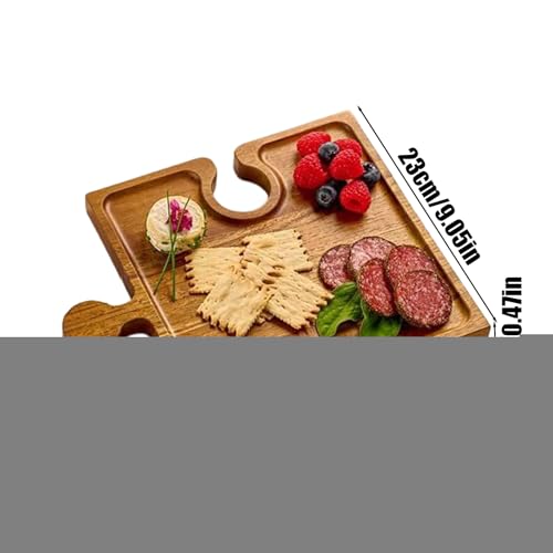 Plateau de présentation avec poignées pour snacks et desserts - 6