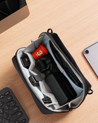 Tech Pouch Inateck : sac de voyage pour organiser vos câbles et chargeurs en déplacement