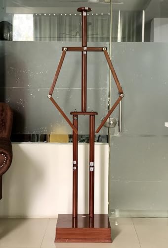 NauticalMart Medieval Full Suit of Armor Brown Wooden Display Stand Medieval Costume