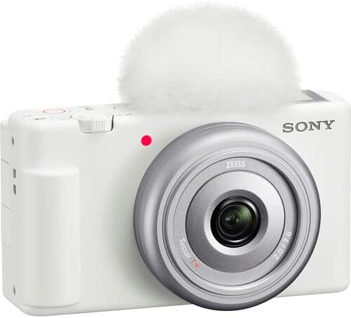Miniatura 4 de Sony ZV-1F Cámara de vlogging (blanco) (ZV1FW) + kit de filtro + tarjeta de 64 GB + lector de tarjetas + bolsa + trípode flexible + kit de limpieza