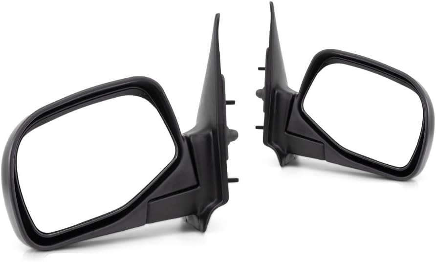For Ford Ranger 1998-2005 Door Mirror Driver and Passenger Side | Pair | Manual | Textured Black | Replacement For 4L5Z 17683 BAA, 4L5Z 17682 BAA | FO1320165, FO1321165 (one mirror, as is)