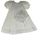 Petit Ami Infant Baby Girls White Smocked Dress & Bonnet Set
