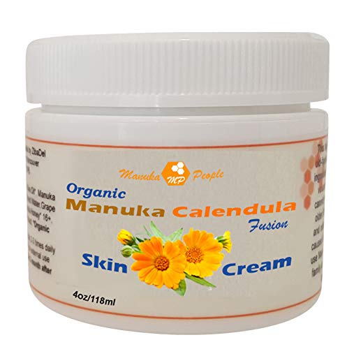 Organic Manuka Honey Intense Moisturizing Manuka-Calendula Fusion Skin Cream By MANUKA PEOPLE (4oz)