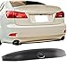 Trunk Spoiler Compatible with 2006-2013 Lexus IS250 IS350 ISF, IK Style Unpainted ABS Rear Tail Lip Deck Boot Wing by IKON MOTORSPORTS, 2007 2008 2009 2010 2011 2012