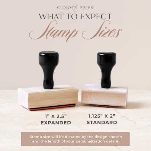 Image of Personalized Script Return Address Stamp, Custom Name & Address Stamp, Elegant Self-Inking or Wood Handle Rubber Stamp for Wedding & Home Mail - 06