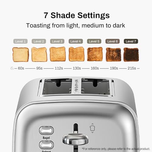 Ramjoy RT-120 Toaster 2 Slice, Extra Wide Slot Toaster thumb #2