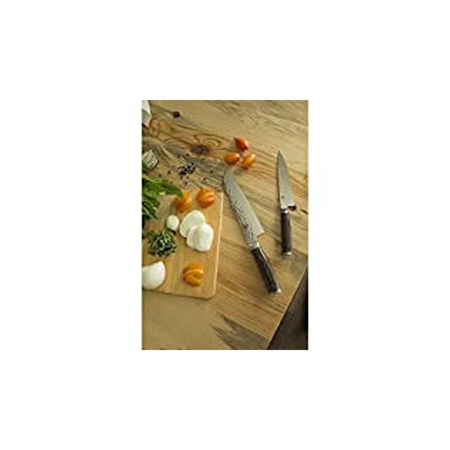 Shun-Premier-5-Piece-Starter-Block-Set-Includes-8-Chefs-Knife-4-Paring-Knife-65-Utility-Knife-Honing-Steel-Slimline-Bamboo-Knife-Block-Handcrafted-Japanese-Knife-Set-Pakkawood-Handles Shun Premier 5 Piece Starter Block Set, Includes 8" Chef's Knife, 4" Paring Knife, 6.5" Utility Knife, Honing Steel & Slimline Bamboo Knife Block, Handcrafted Japanese Knife Set, Pakkawood Handles