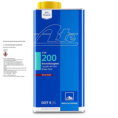 ATE Bremsflüssigkeit TYP 200 DOT 4 BRAKE FLUID 1000 ML