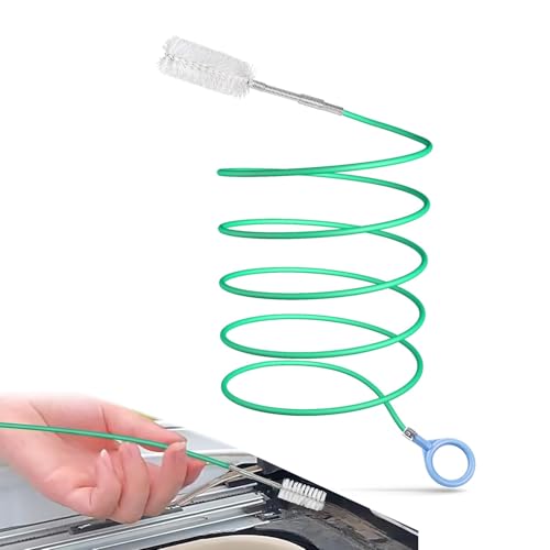 Damwot Sunroof Drain Cleaning Tool, 118 Inch Tube Slim Drain Dredging Tool, Door Pipe Cleaning Brush, Flexible Drain Brush Long Pipe Cleaners for Car Sunroof, Windshield Wiper Drain Hole