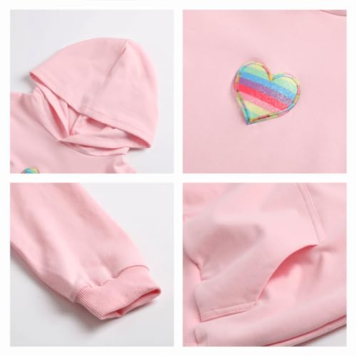 Image of WELAKEN Sweatshirts for Girls Toddler & Kids II Little Girl's Pullover Tops Sweaters & Hoodies