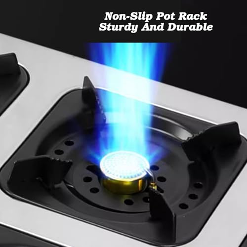 Cuisinières À Gaz Avec 3 À 8 Brûleurs, Brûleur Wok En Acier Inoxydable, Cuisinière À Gaz De Table 4,2 KW Avec Protection De Sécurité, Kit Source GN/GPL(NG,4-1 burners) – Image 6