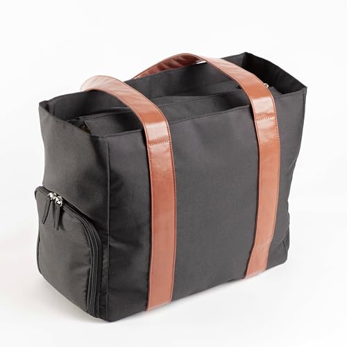 Dr. Brown’s Breast Pump Carryall Tote, Fits Most Electric Breast Pumps, Gray Diaper Bag, Gray Day Bag, Classic Bag Design - image 4