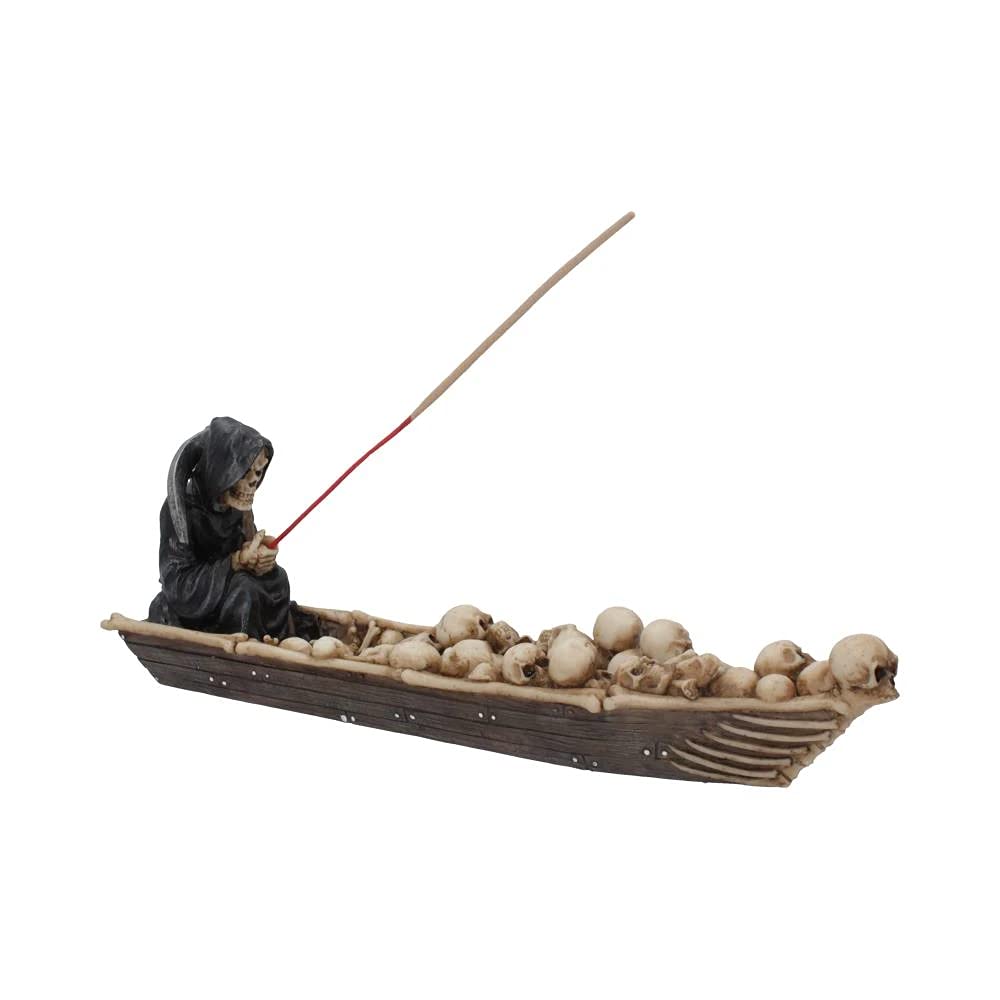 Nemesis Now White The Ferryman Incense Burner 12Cm
